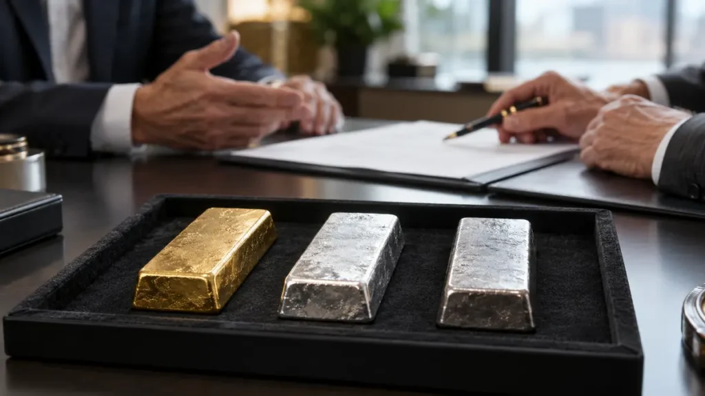 Comparison of gold silver and platinum IRAs for retirement
