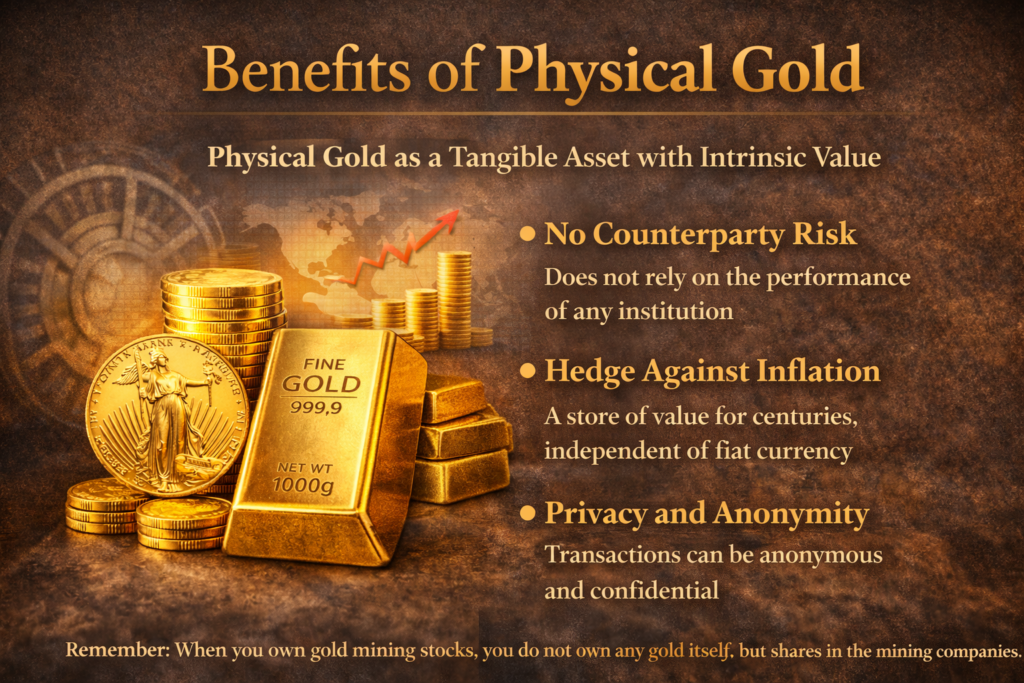 Pros and Cons of Investing in Physical Gold