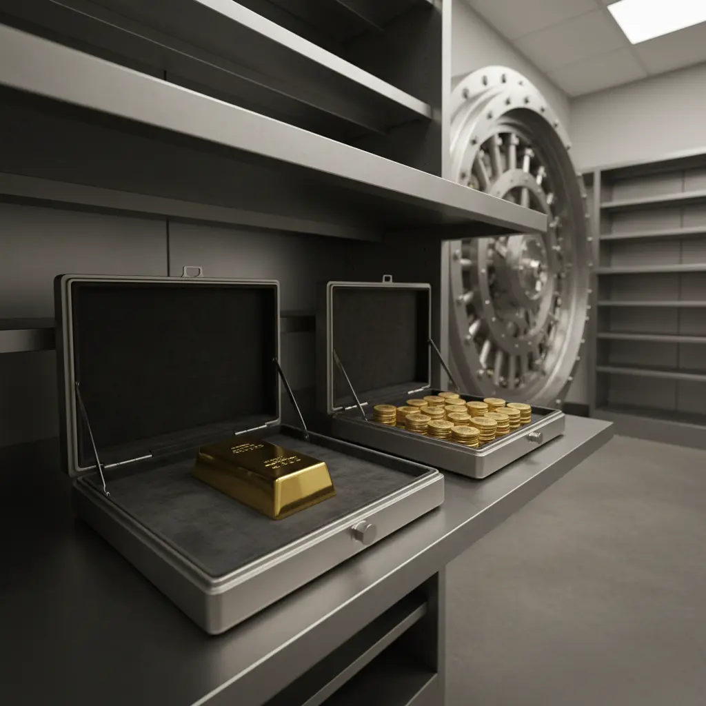 gold ira approved depository: 2 Storage Options Compared